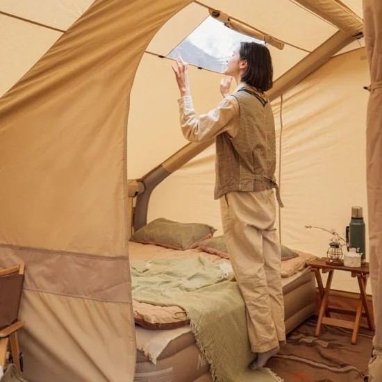 Naturehike Gen Air 12Y Inflatable Tent - Quicksand Gold (410*270*200)